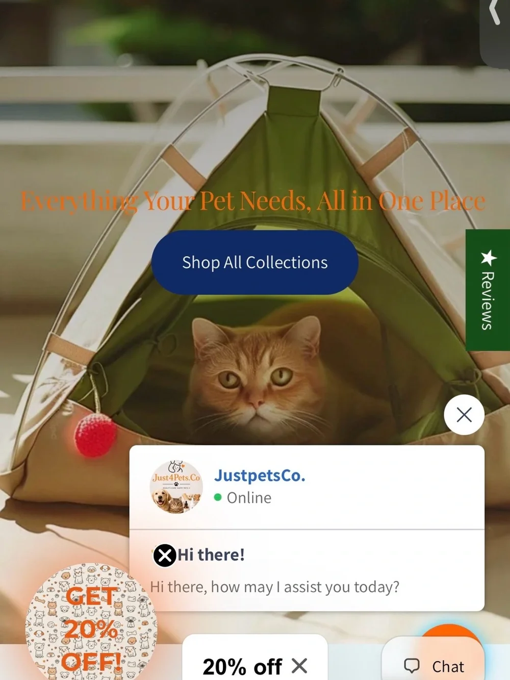 Just4Pets website https://justpets-co.store